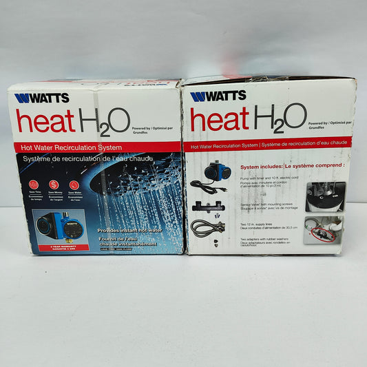 New Watts Heat H20 Hot Water Recirculation System