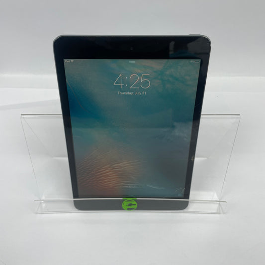 WiFi Only Apple iPad Mini 1st Gen 16GB 9.3.5 BLACK MD528LL/A