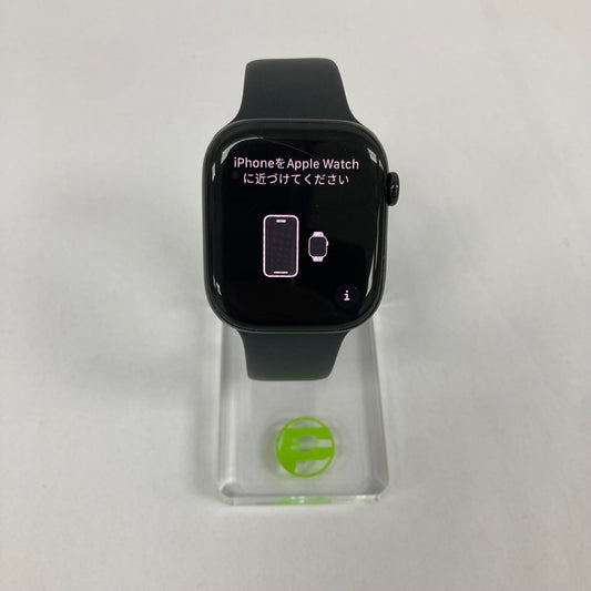 GPS Only Apple Watch Series 8 45MM Midnight Aluminum Black Sport Band MNP83LL/A