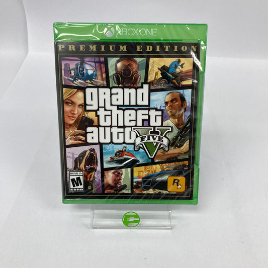 New Grand Theft Auto 5 Premium Edition (Microsoft Xbox One, 2018)