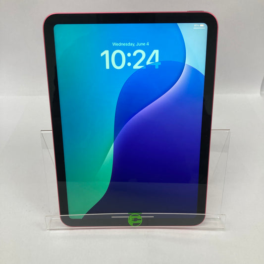 WiFi Only Apple iPad 10th Gen 64GB 18.2 Pink MPQ33LL/A