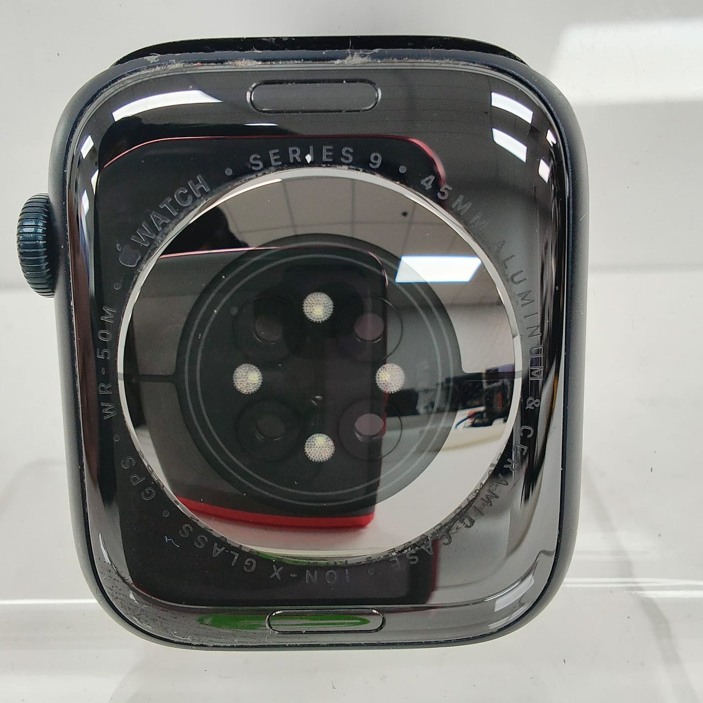 GPS Only Apple Watch Series 9 45MM Black Aluminum Aftermarket Band MR9C3LL/A