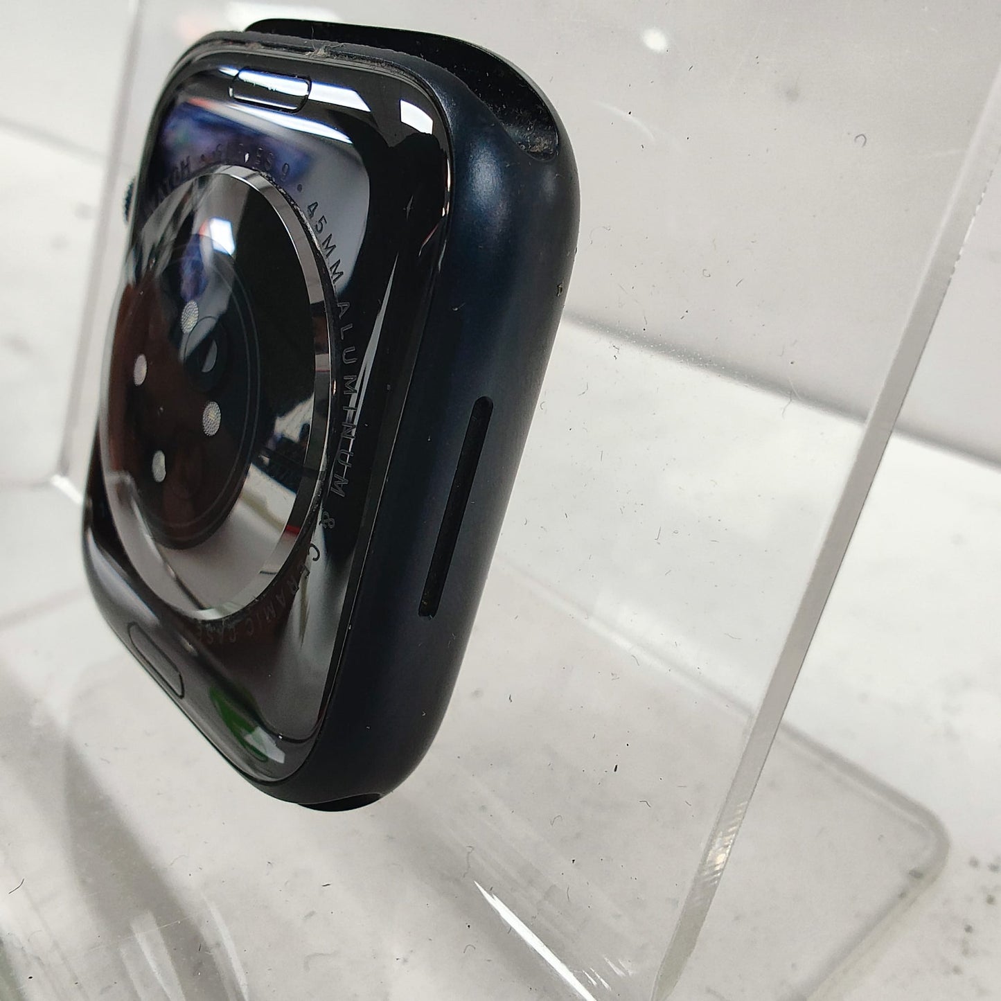 GPS Only Apple Watch Series 9 45MM Black Aluminum Aftermarket Band MR9C3LL/A